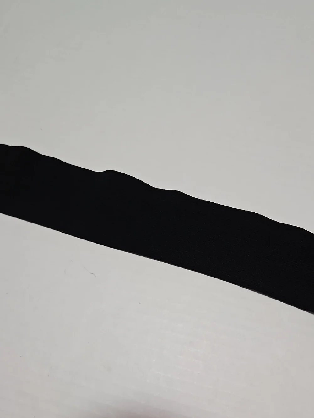Women's Classic Black Stretch Belt with Silver Accent Buckle Size S/M